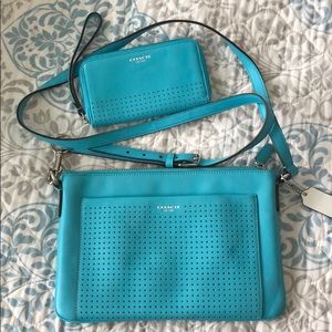 COPY - Beautiful turquoise blue Coach bags